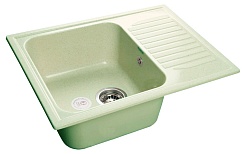 Granfest Мойка кухонная Standart GF-S645L Салатовый – фотография-1